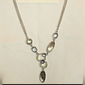 Beautiful Lia Sophia Seltzer Y-Style Necklace, NWOT 16"-19"